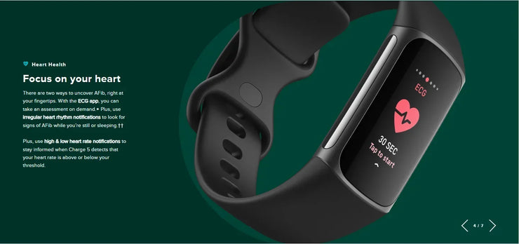 Fitbit Charge 5 Smartwatch - Your Ultimate Health and Fitness Tracker