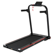 14km/h Portable Folding Treadmill with LED Monitor & Safety Features