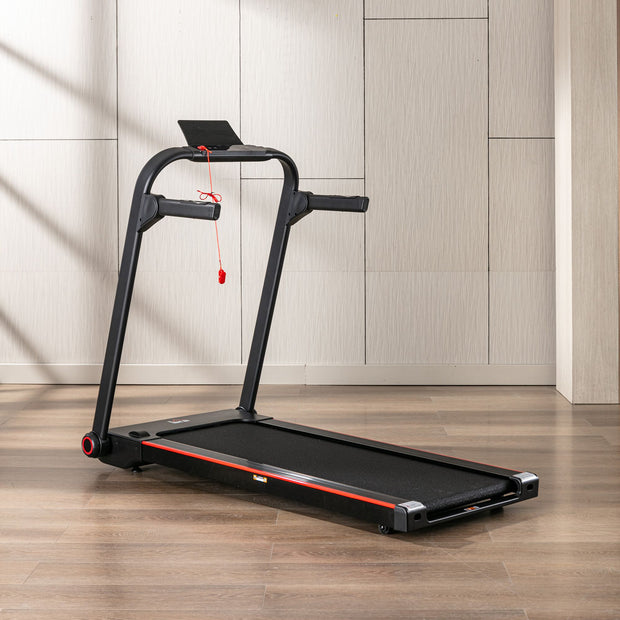 14km/h Portable Folding Treadmill with LED Monitor & Safety Features