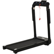 Compact 1.85HP Foldable Electric Treadmill with LED Display & Safety Lock