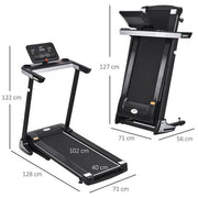 Folding Treadmill with Incline & 12 Programs - HOMCOM Home Fitness