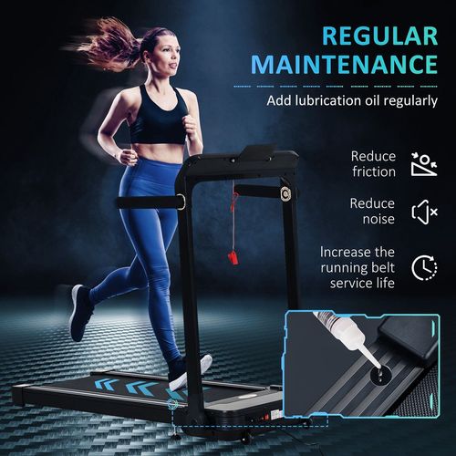 Compact Motorized 1.85HP Foldable Treadmill with LED Monitor