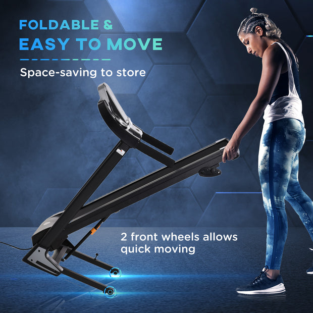 HOMCOM Motorised Folding Treadmill