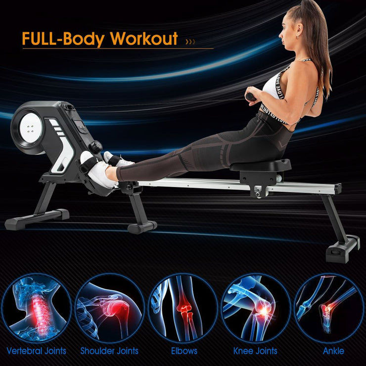 Foldable Magnetic Resistance Rowing Machine